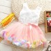 Sweet Princess Floral Petal Dress (7 colours)